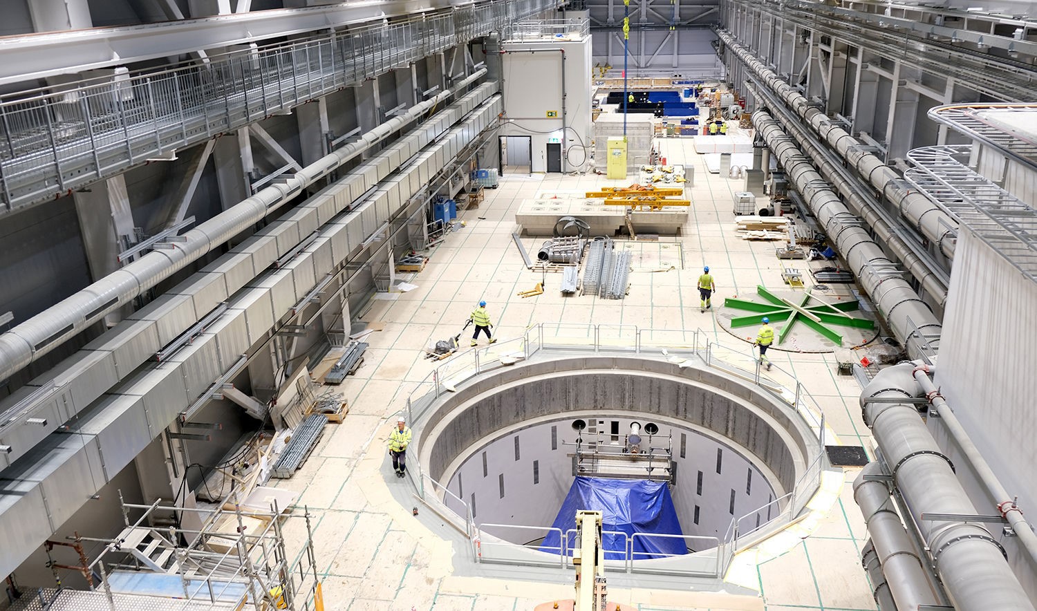 Monolith Target Vessel på ESS, 22. august 2021. Foto: ESS