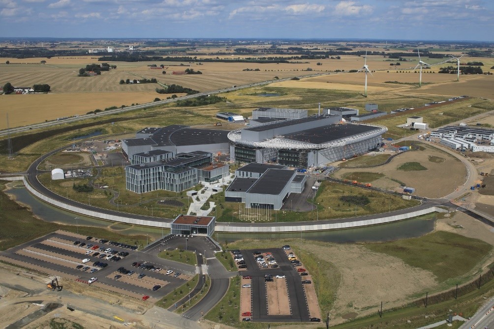 Foto af ESS, august 2021. Credit: ESS 