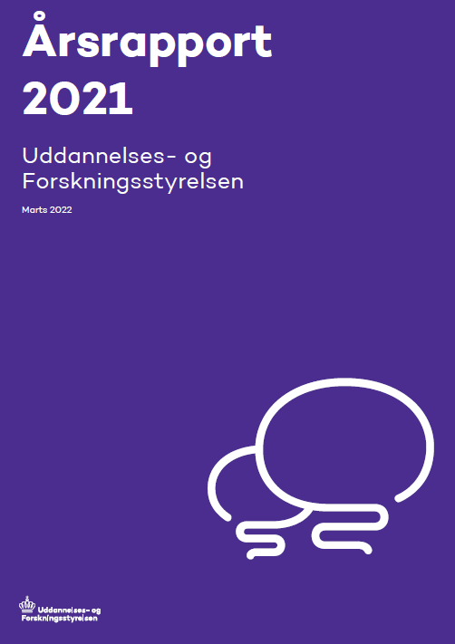 Årsrapport med de samlede resultater i 2021 for de opgaver, der hører under Uddannelses- og Forskningsstyrelsen.