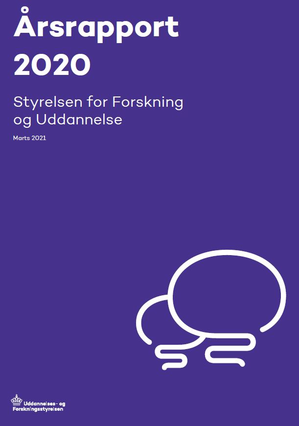 Årsrapport med de samlede resultater i 2020 for de opgaver, der hører under Styrelsen for Forskning og Uddannelse.