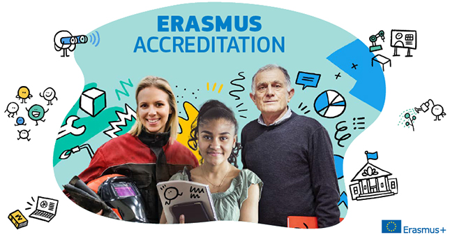 Her på siden finder du lister over de danske organisationer, som er blevet akkrediterede inden for Erasmus+.