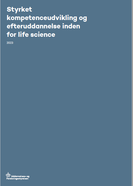 Afrapportering og konklusioner fra en arbejdsgruppe, der har set på behovet for kompetenceudvikling og efter- og videreuddannelse inden for life science.