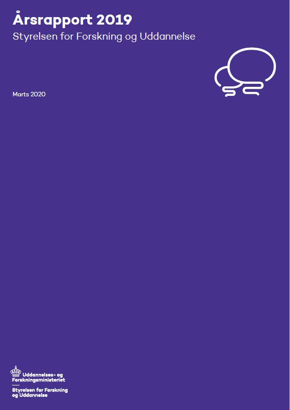 Årsrapport med de samlede resultater i 2019 for de opgaver, der hører under Styrelsen for Forskning og Uddannelse.