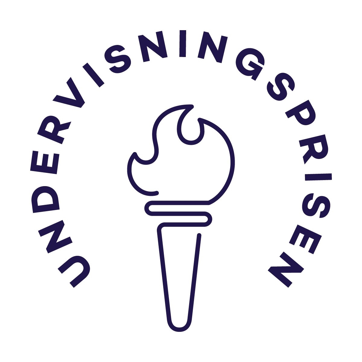Undervisningsprisen logo (violet)
