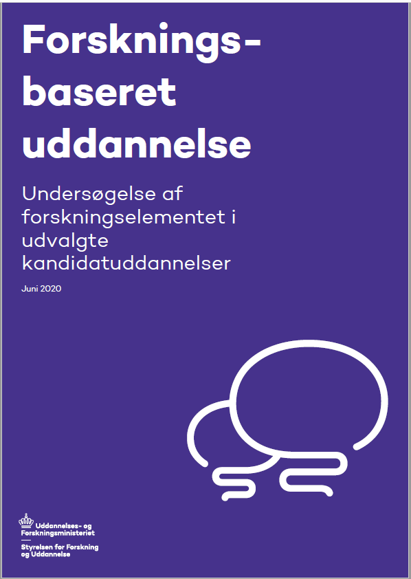 Publikationen giver indblik i, hvordan der skabes samspil mellem forskning og uddannelse i de forskningsbaserede uddannelser