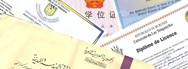 Udenlandske diplomer